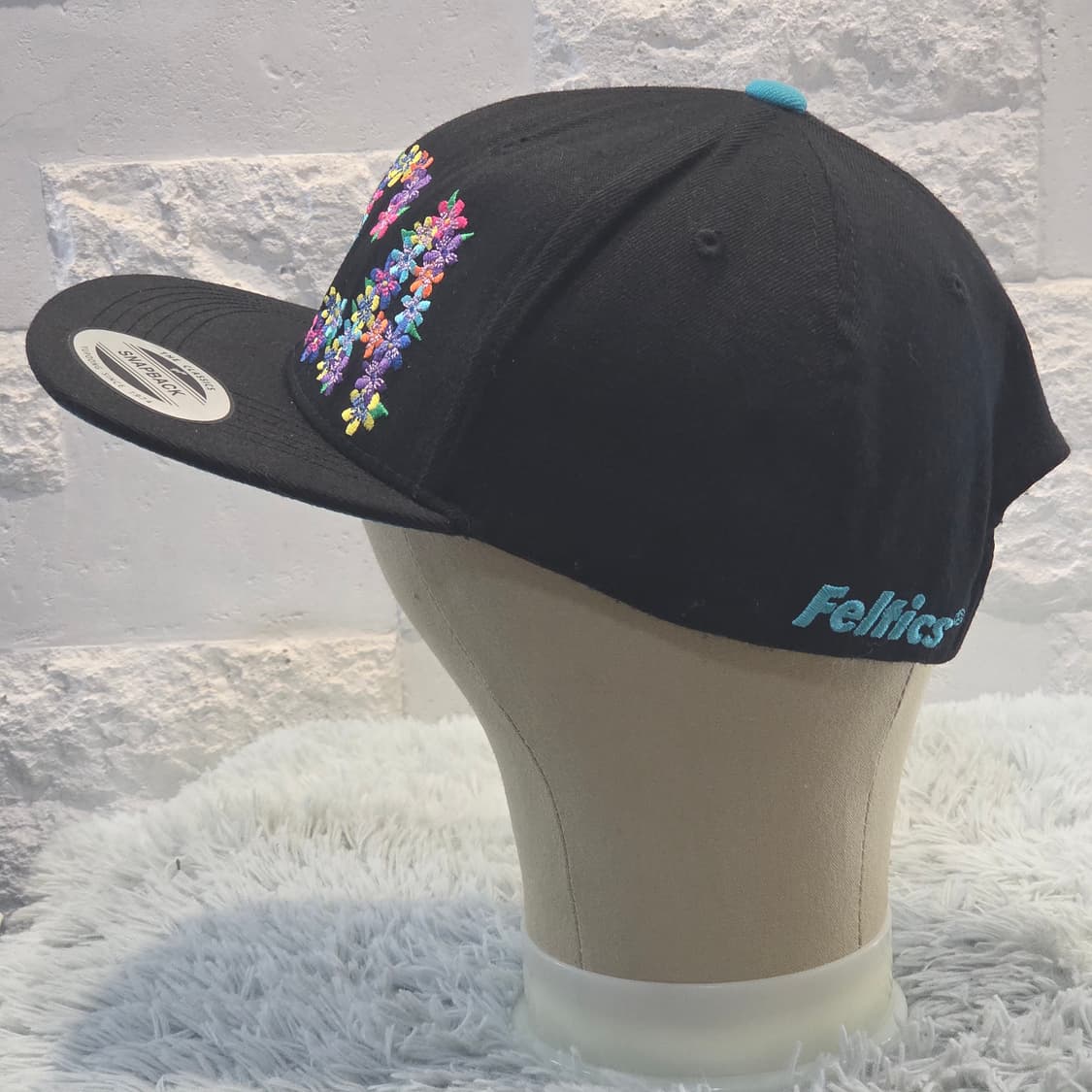 L3-3:펠틱스 LA 플라워 자수 스냅백 (56-60FREE) 상품이미지4