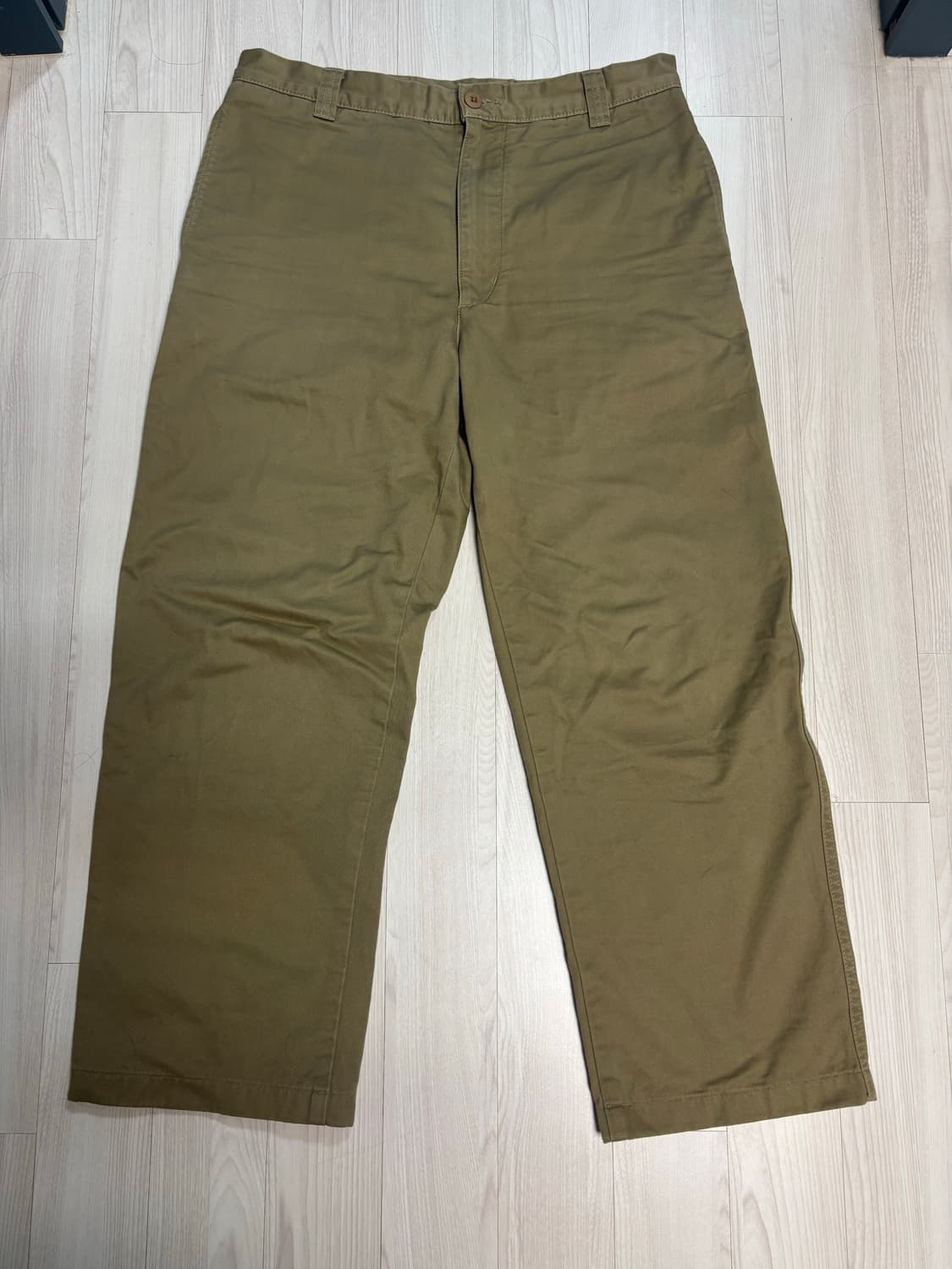 [34사이즈] 마인데님 워시드 치노 트라우저 베이지 상품이미지2