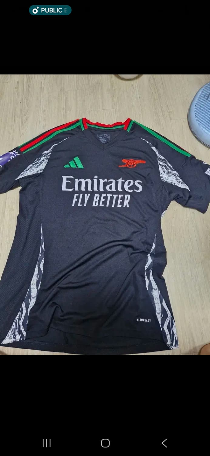 24 25 아스날 조르지뉴 해외 l 어웨이 유니폼 풀마킹 (정품) 상품이미지2