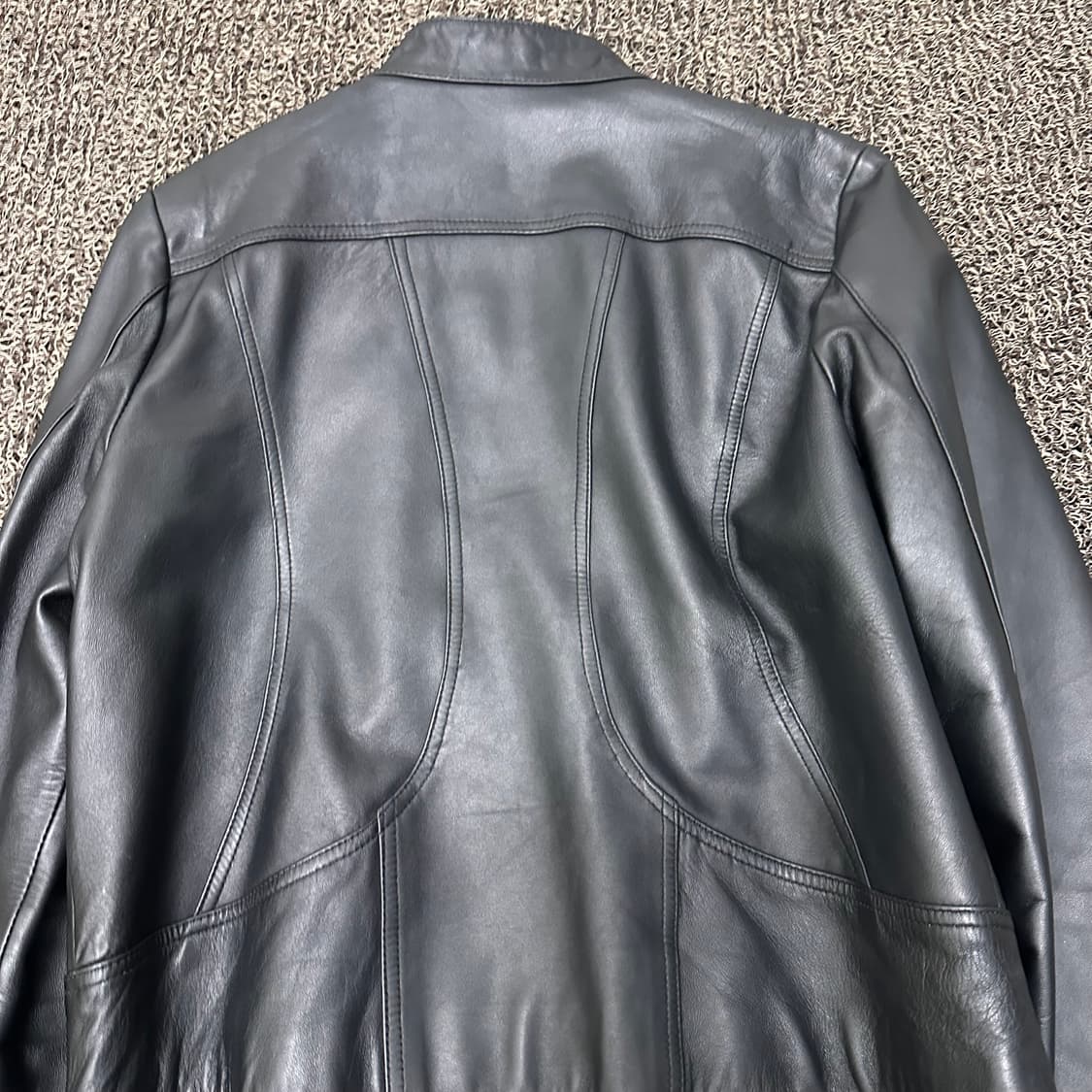 Hesa 헤사 양가죽 여성 가죽 자켓 블랙 77사이즈 상품이미지6