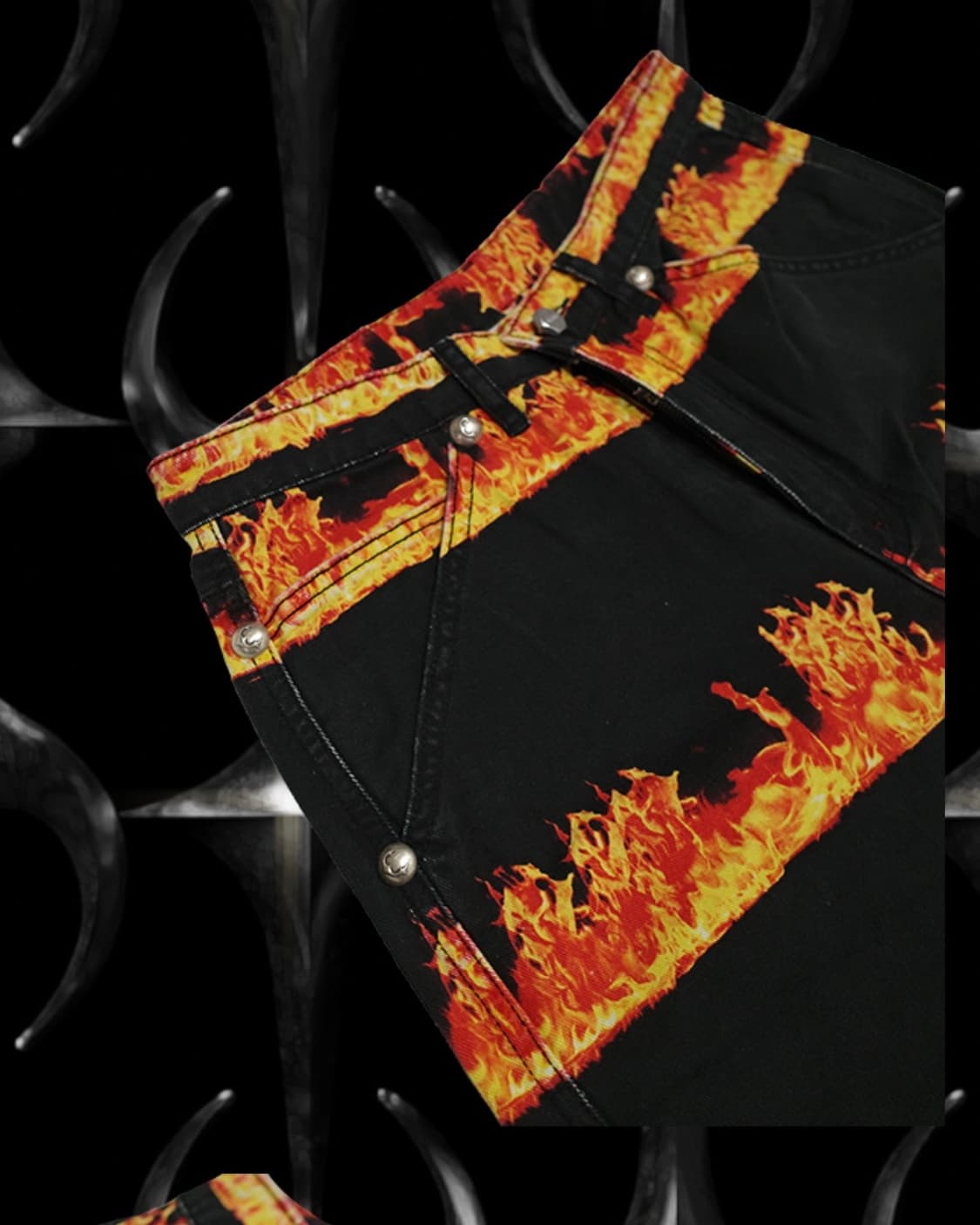 [새상품] 떠그클럽 쵸퍼 플레임 셋업 상품이미지7