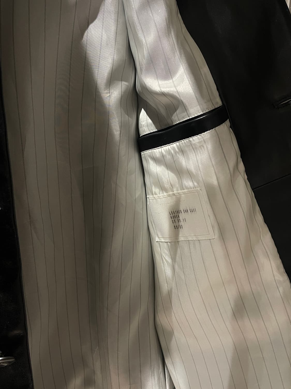 강정석 레더 카코트 (Permanent car coat) 상품이미지5