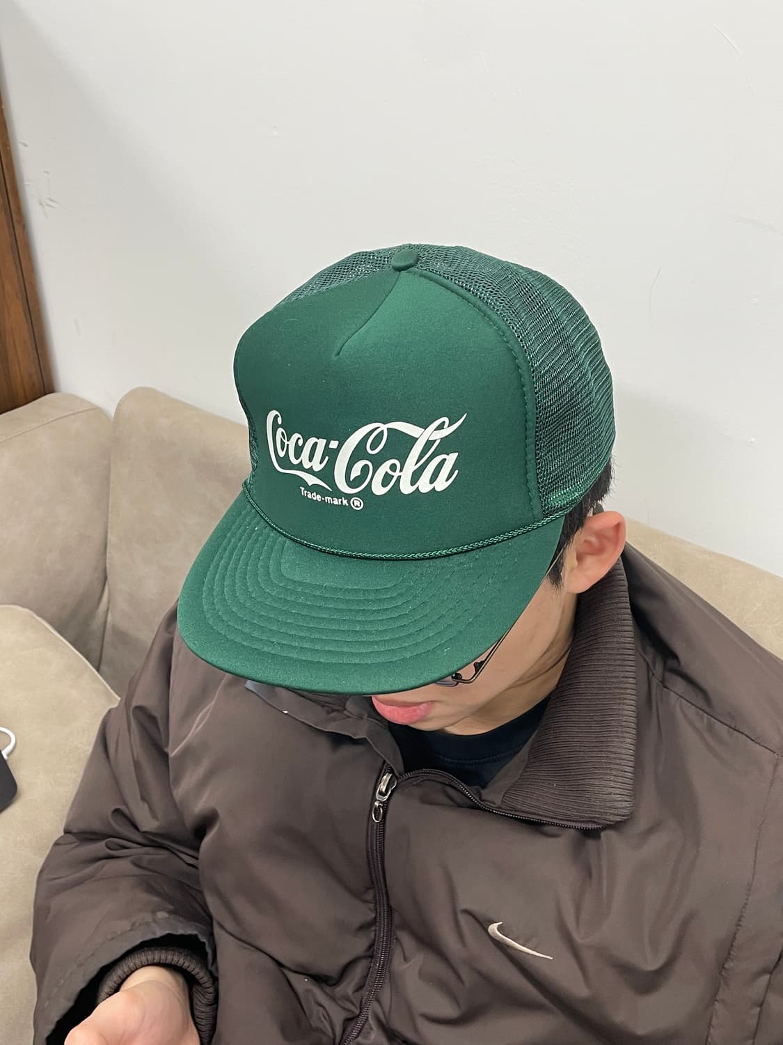 90s CocaCola Mesh Trucker Cap 상품이미지1