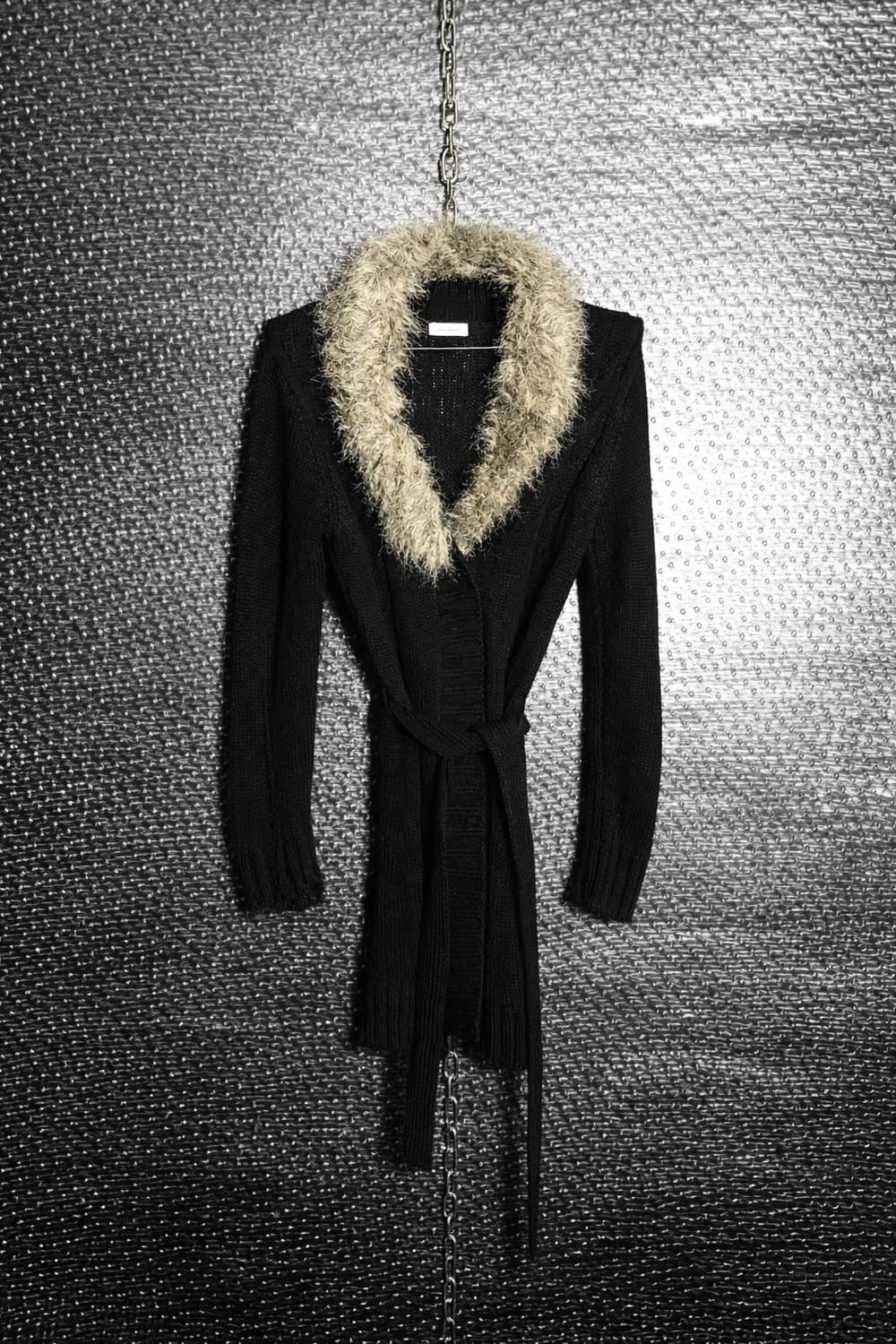 win fame 퍼 가디건 상품이미지1