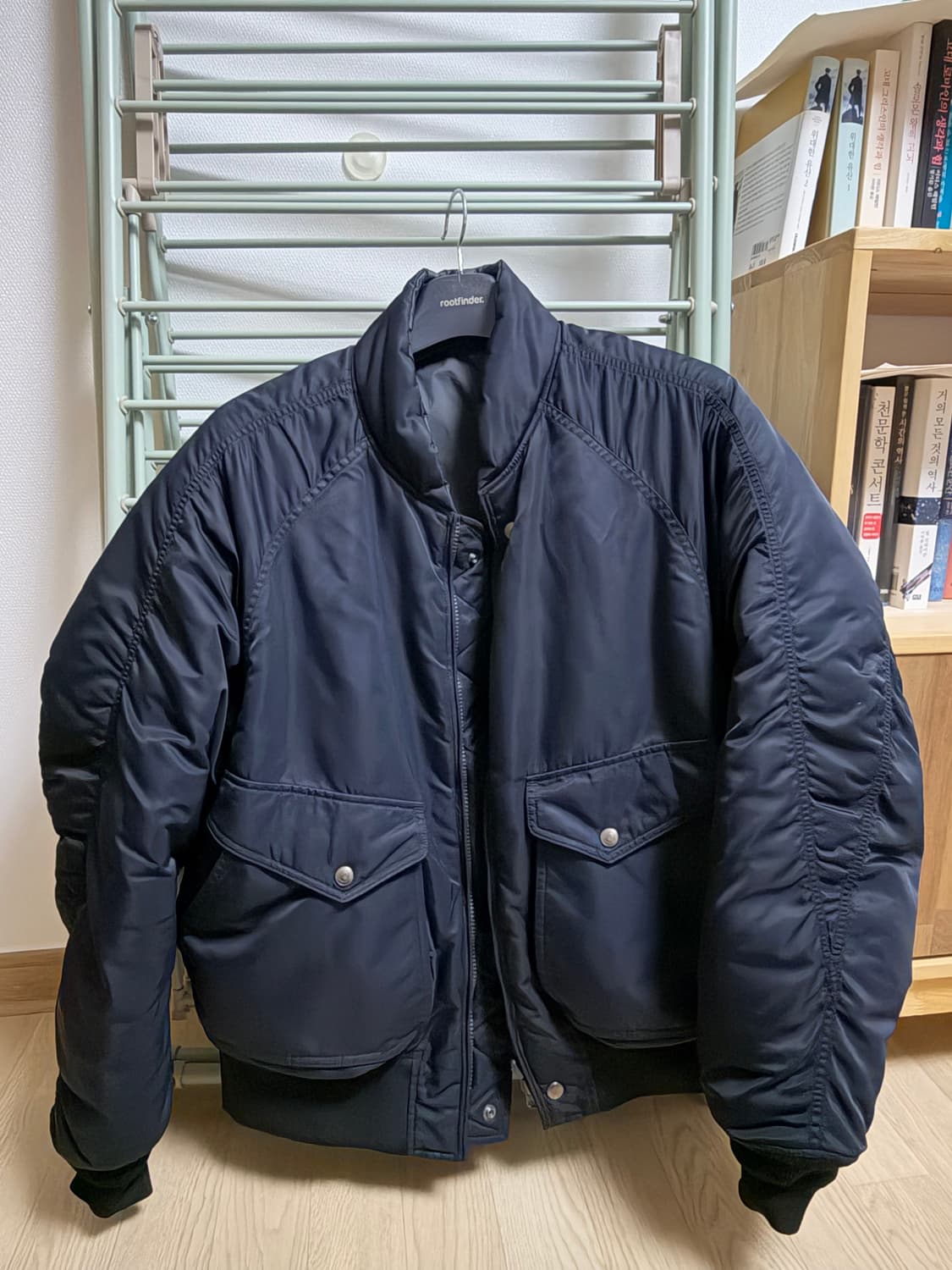 루트파인더 파일럿 파카 잉크블랙/스모키블랙 L 상품이미지1