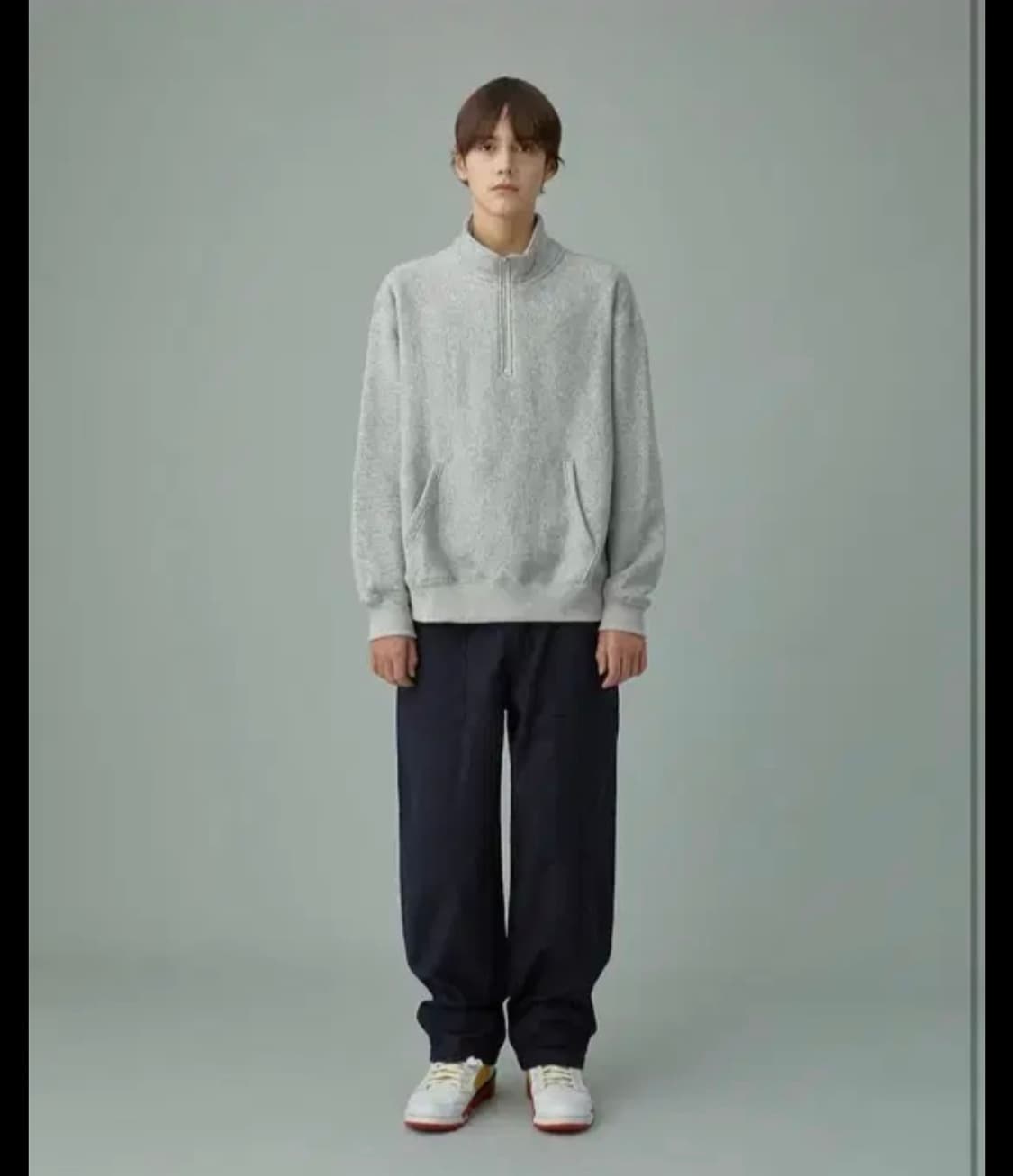 카키스 하프집업 3사이즈 상품이미지5