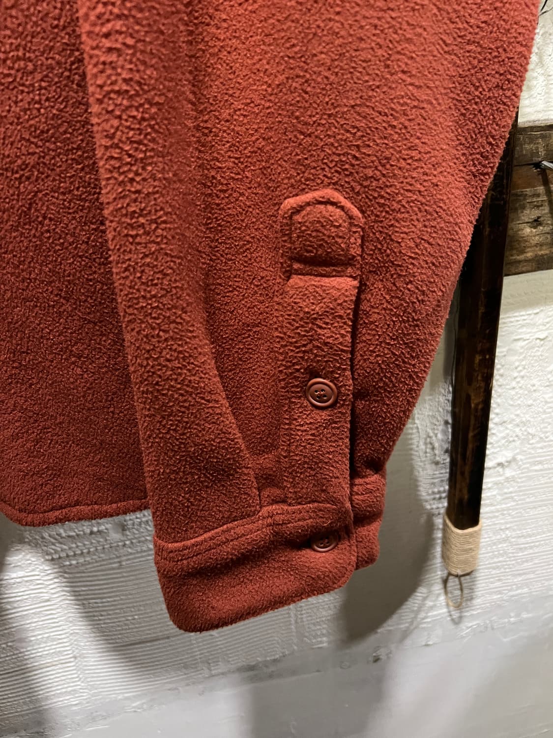 [XL]엘엘빈 USA 2포켓 레드 플리스 셔츠 상품이미지6