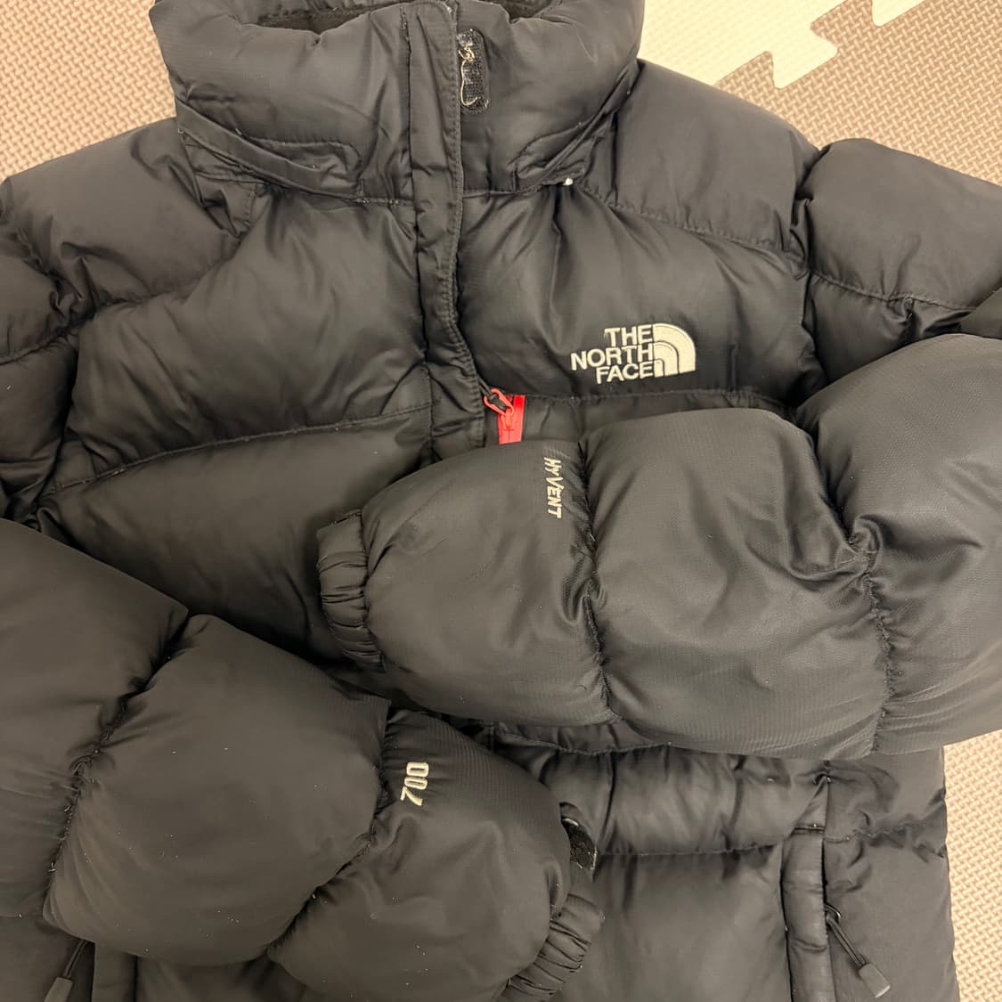 노스페이스 하이벤트 구스다운 700필 패딩 여성 90 상품이미지4