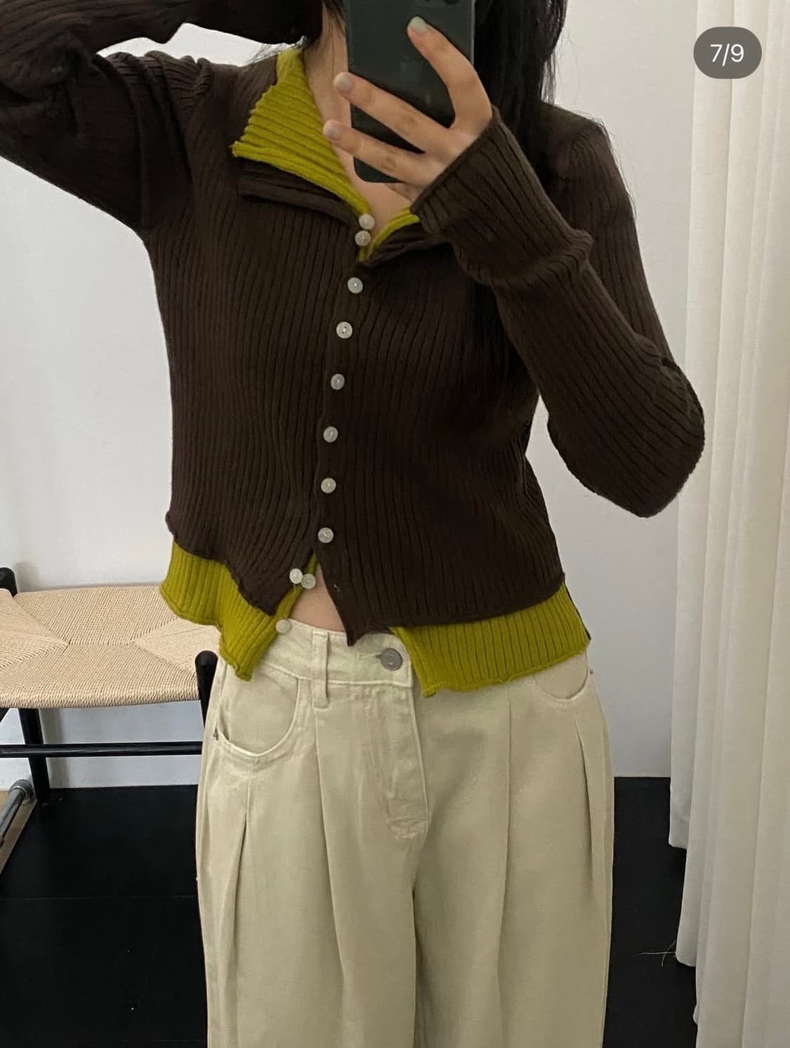 인더모드 inthemode 레이어 가디건 상품이미지2