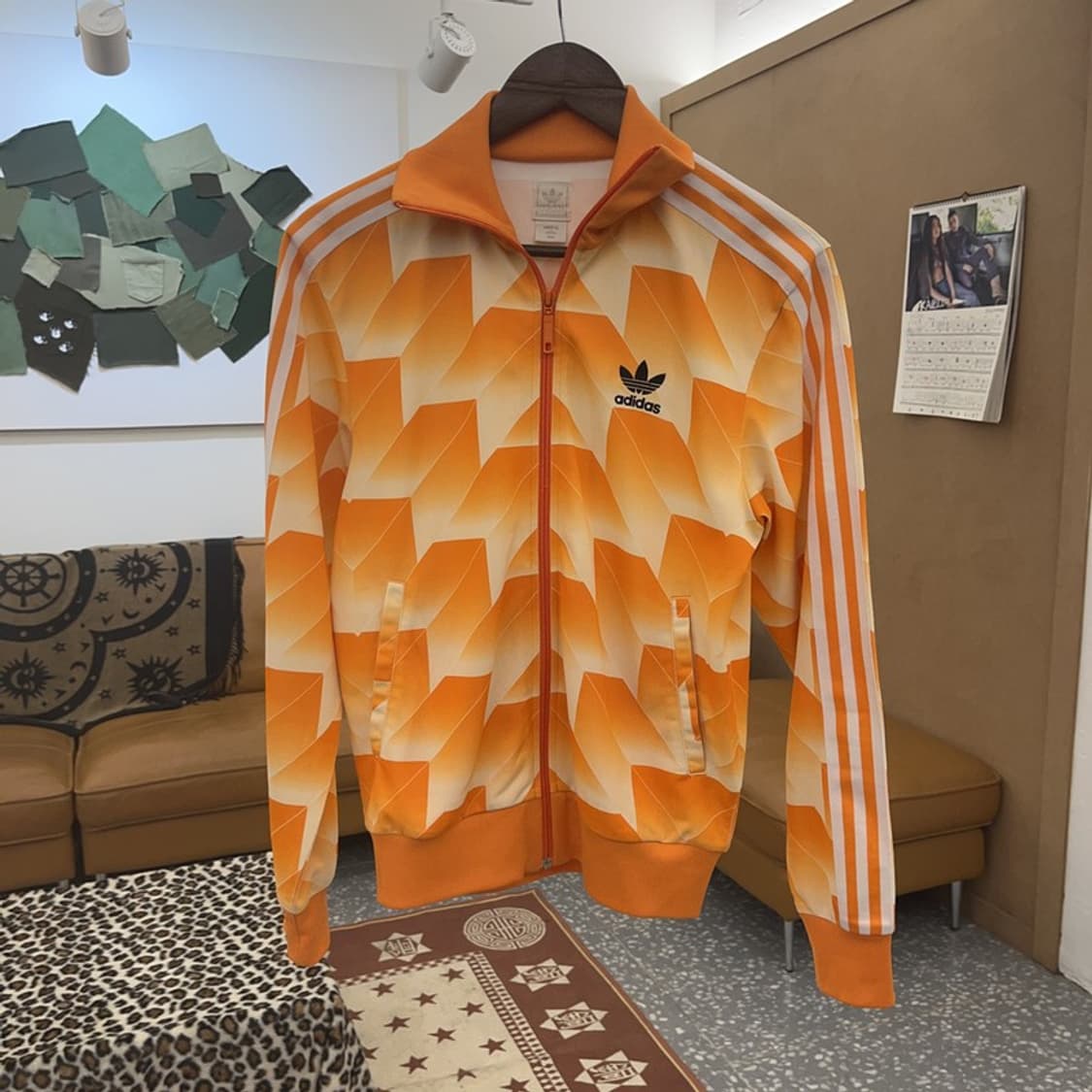 아디다스 00's 네덜란드 축구 레트로 져지 집업 90 C09118 상품이미지3