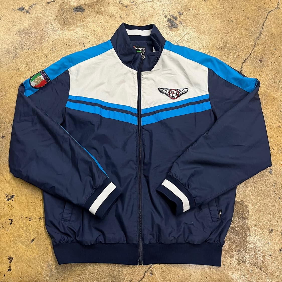 [정품/95] 로또 이태리 축구 져지 바람막이 네이비 b14 상품이미지2