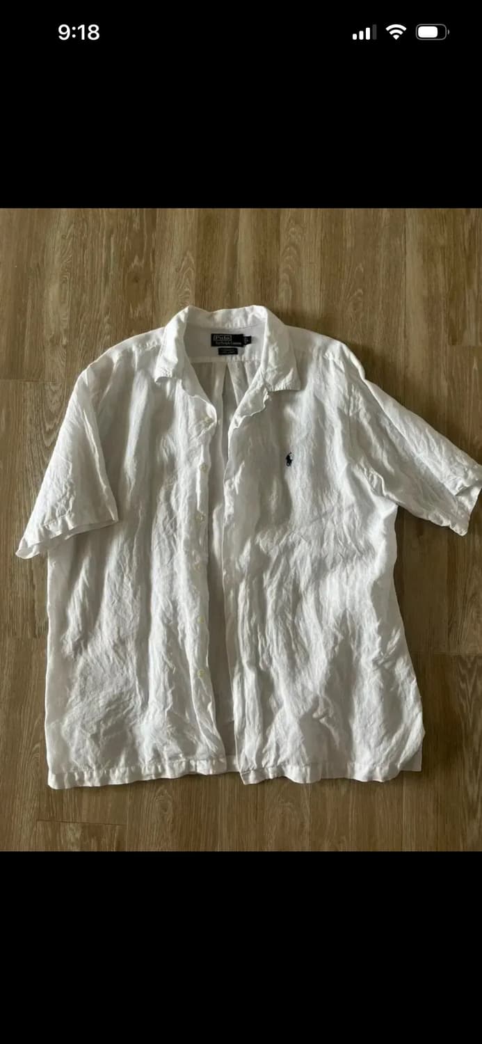 폴로 랄프로렌 반팔셔츠 카드웰 린넨 상품이미지1