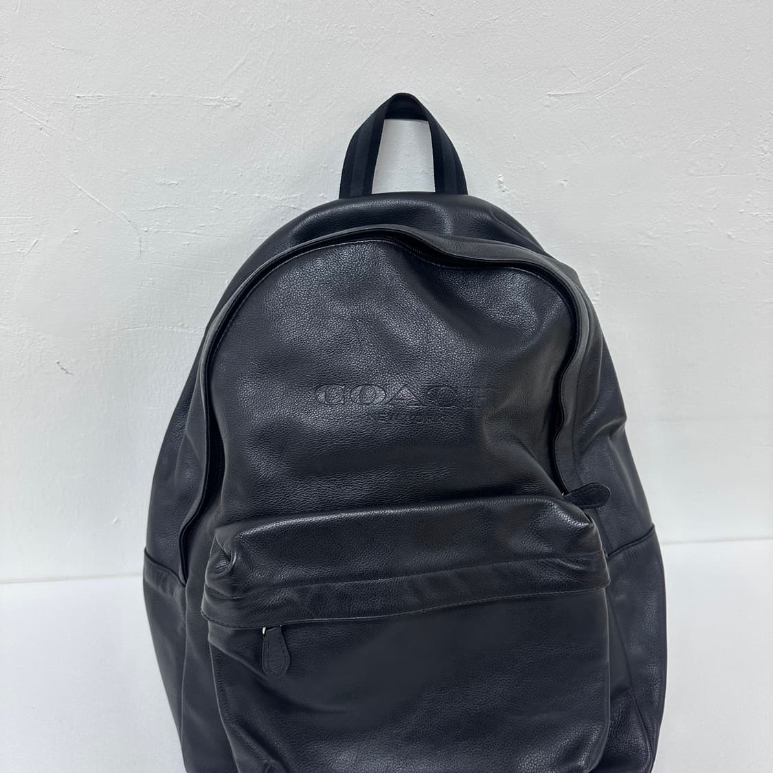 COACH 코치 가죽 백팩 가방 블랙 상품이미지2