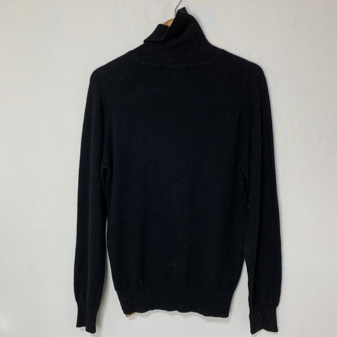 블랙 터틀넥 캐시미어 100 빈티지 니트 M 상품이미지2