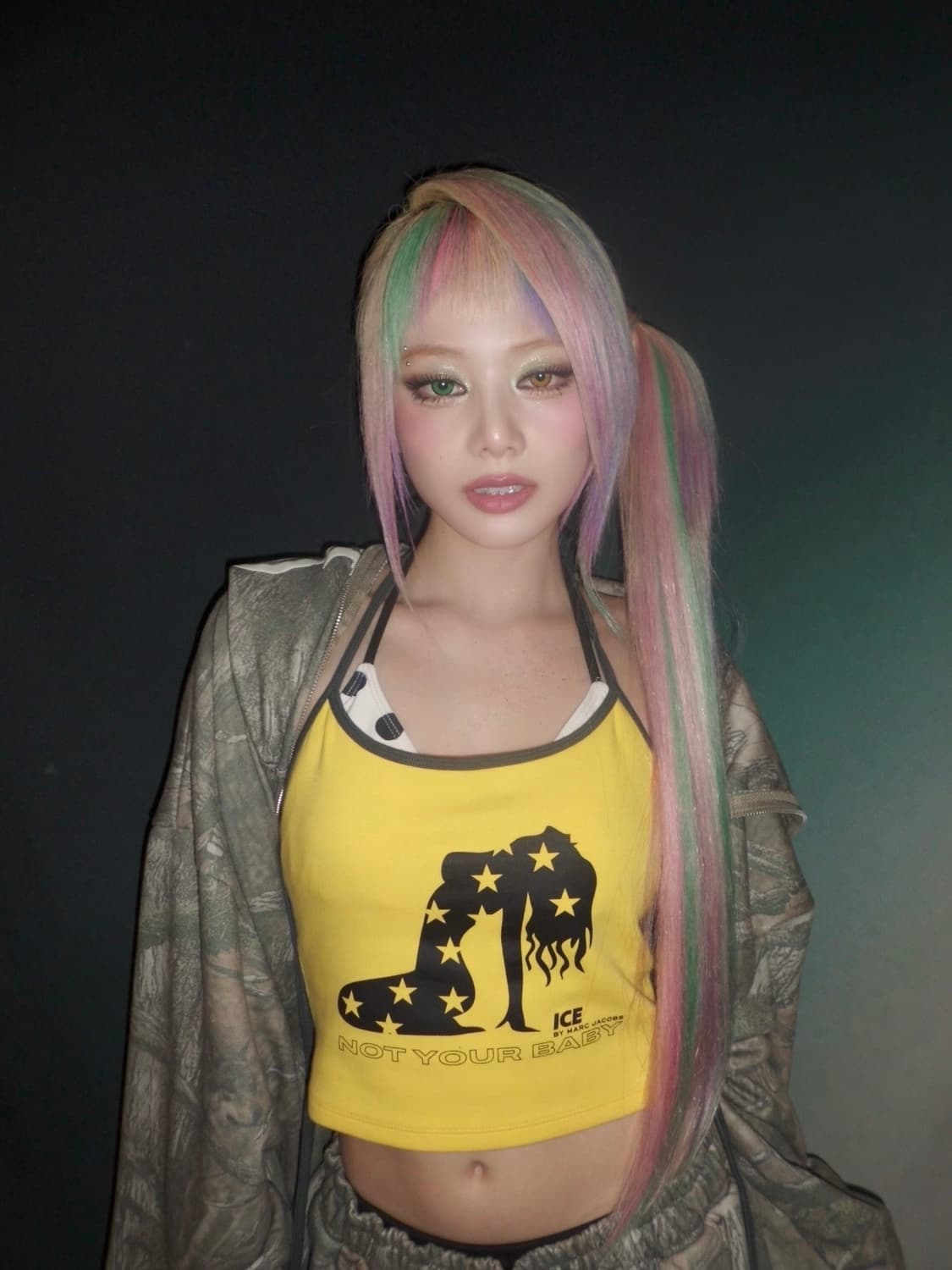 노란색 홀터 넥탑 상품이미지2