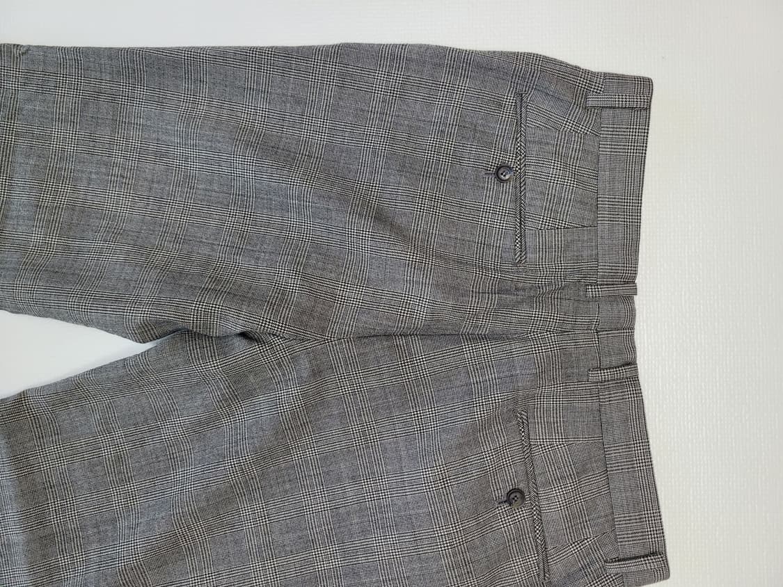 코모도스퀘어 COMODO 남자 체크패턴 모직 바지 33 브라운 상품이미지10