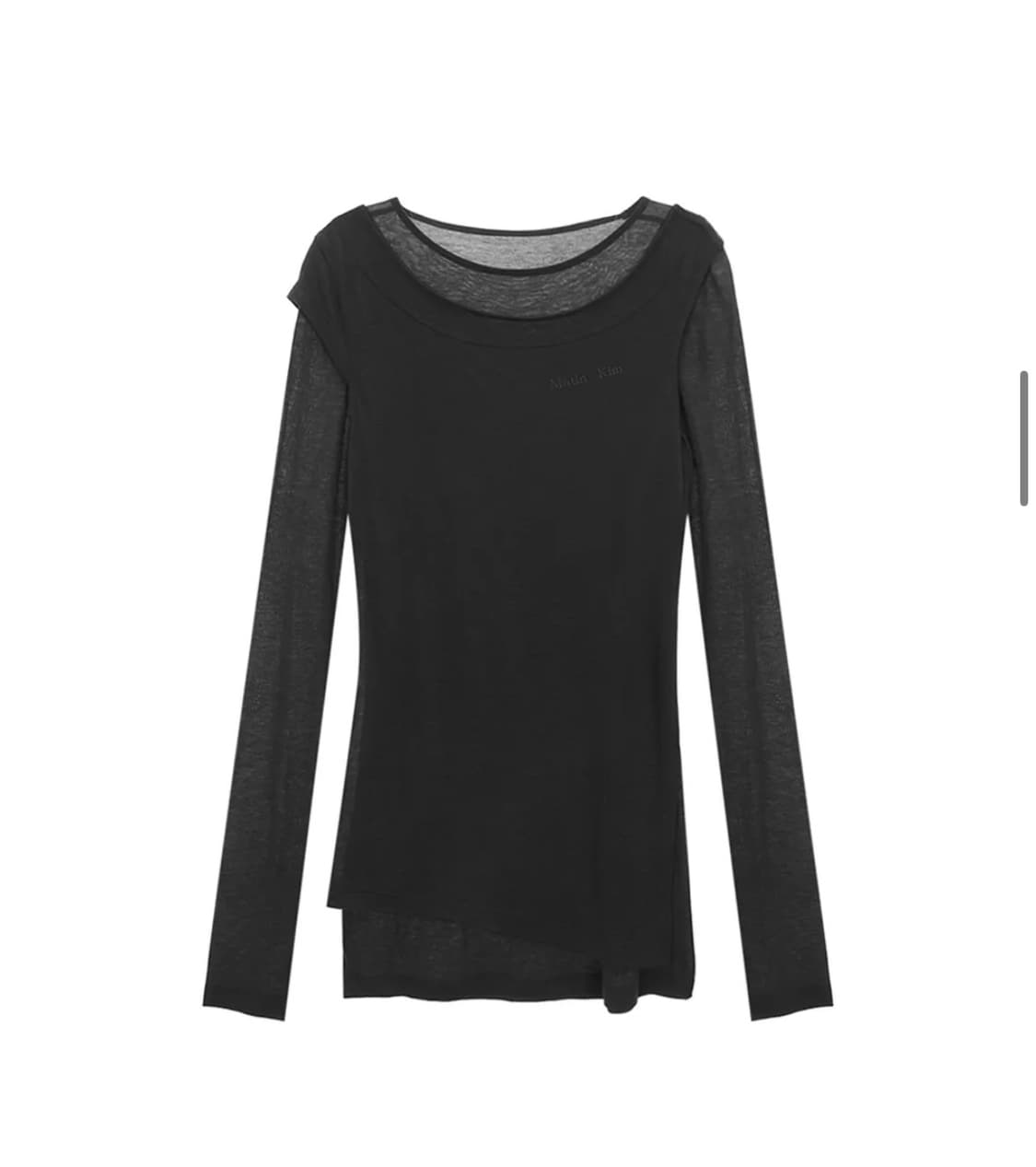 마뗑킴 SLIT POINT SLEEVELESS LAYERED TOP 상품이미지1