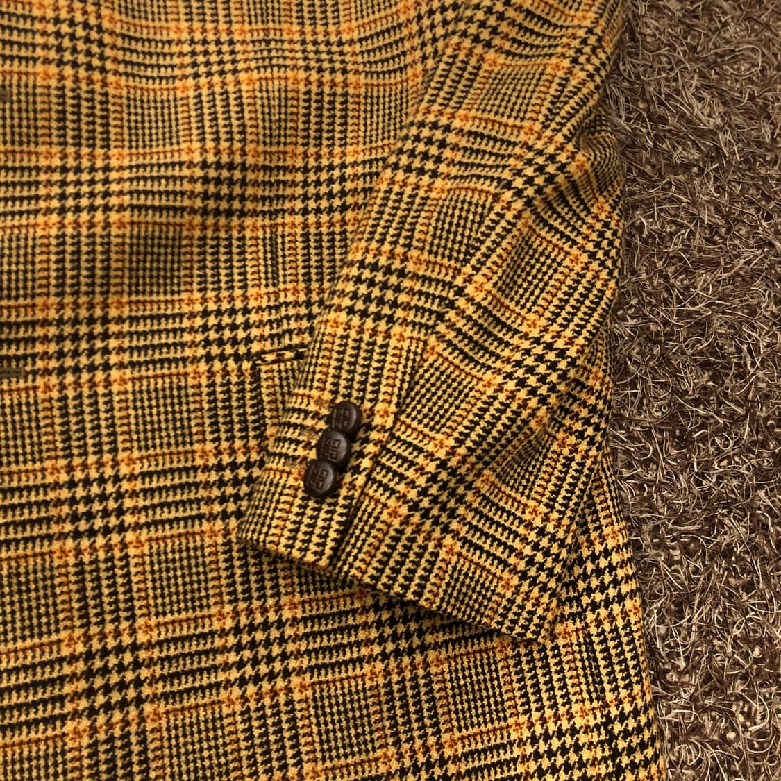 지방시 캐시미어 울 체크 블레이저 자켓 상품이미지3