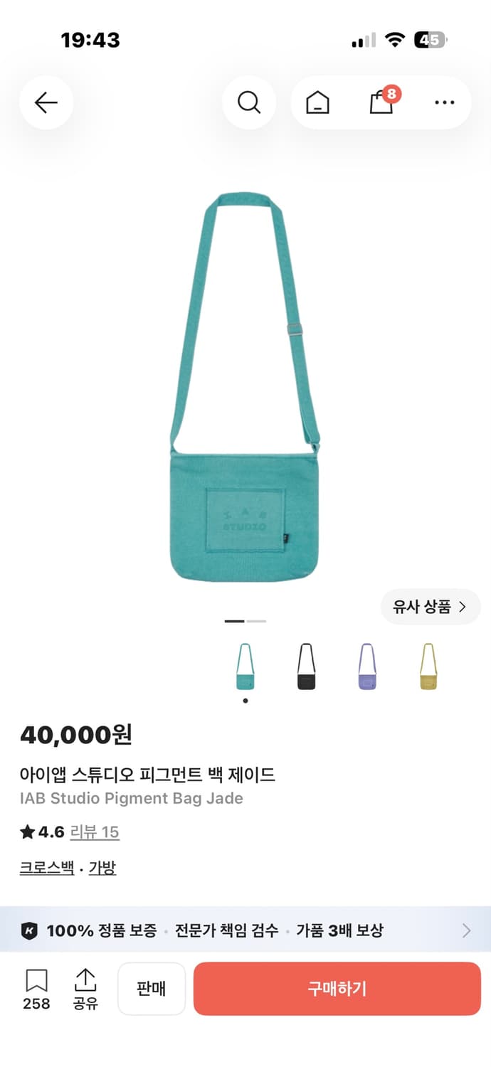 아이앱 스튜디오 피그먼트 백 상품이미지2