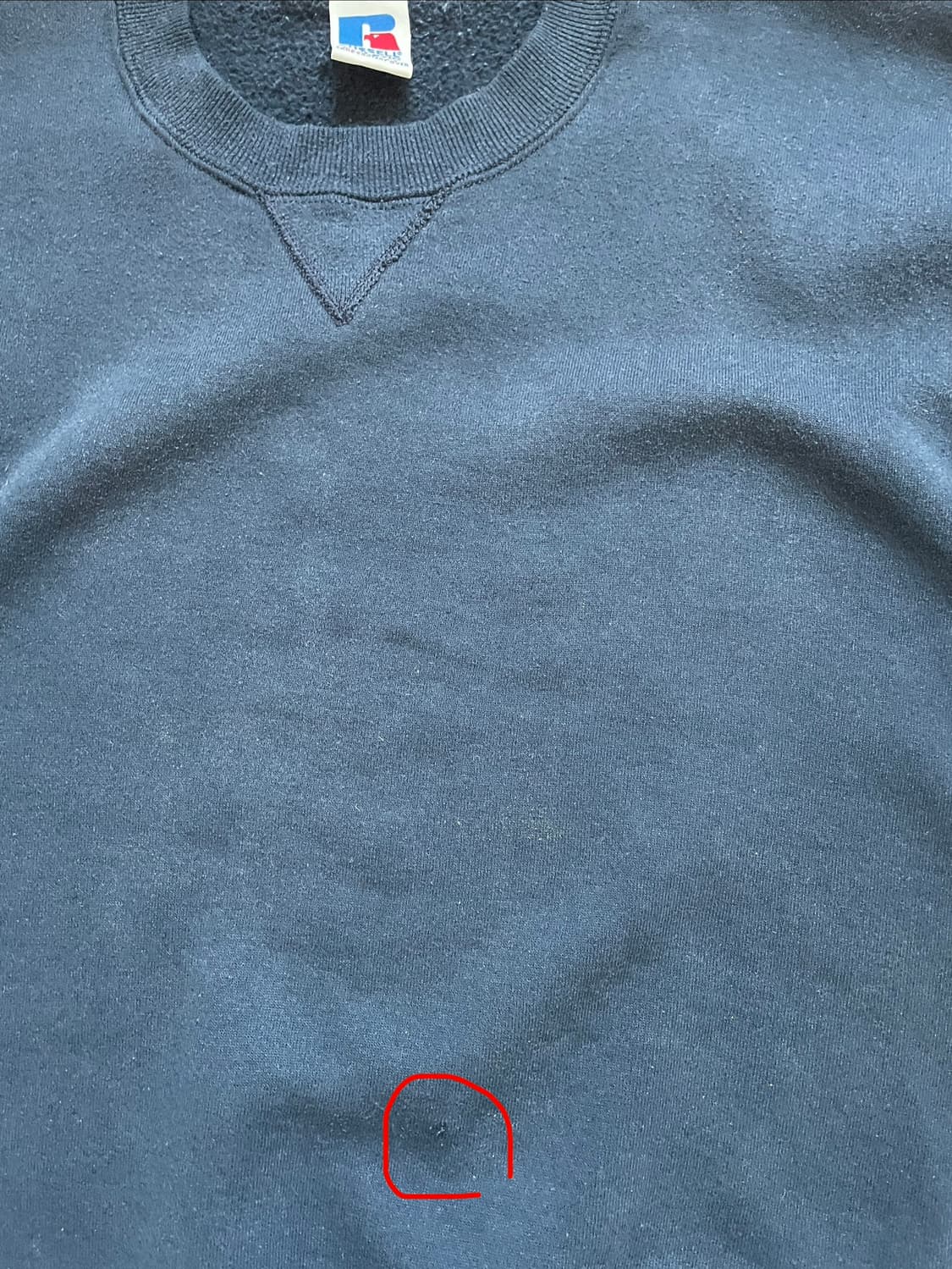 90s 러셀 애슬레틱 스웻셔츠 네이비 XL 미제🇺🇸 상품이미지2