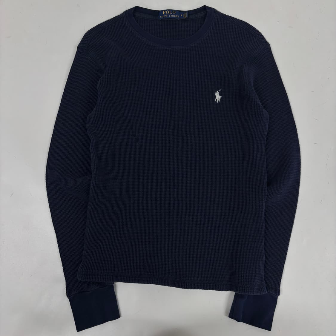 폴로 와플 롱슬리브 상품이미지3