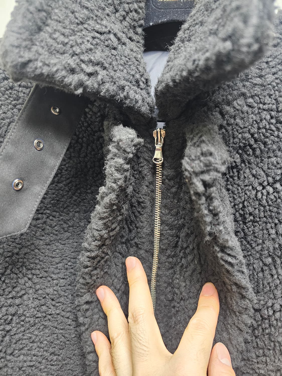 새상품 TNGT 구스 시어링  점퍼 상품이미지8