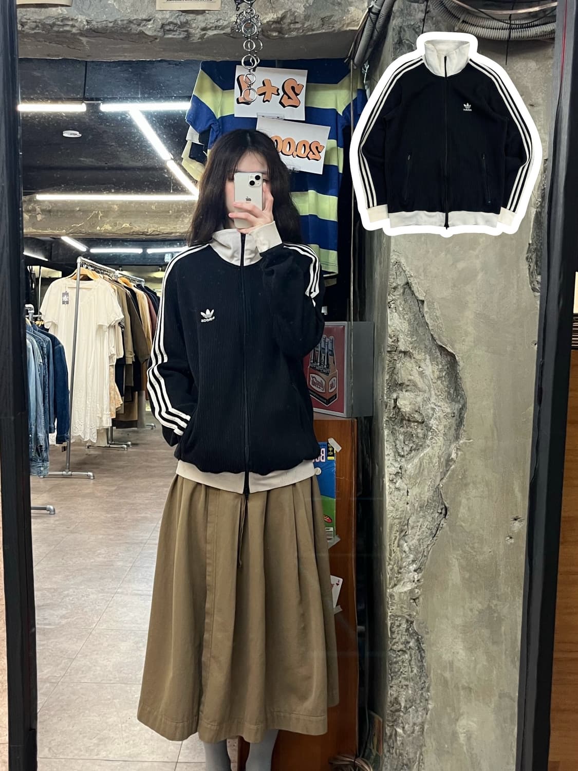 아디다스 와플 투웨이 져지 블랙 L #csz3825 상품이미지1