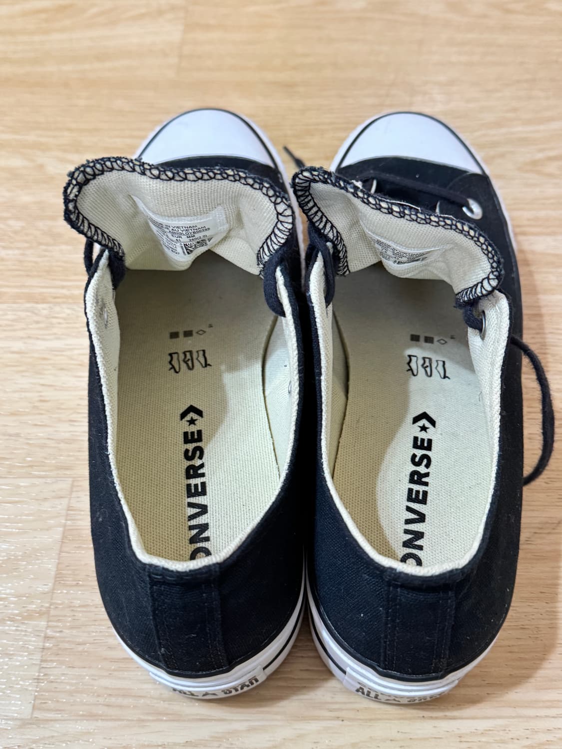 컨버스 올스타 플랫폼 블랙 260mm 상품이미지5