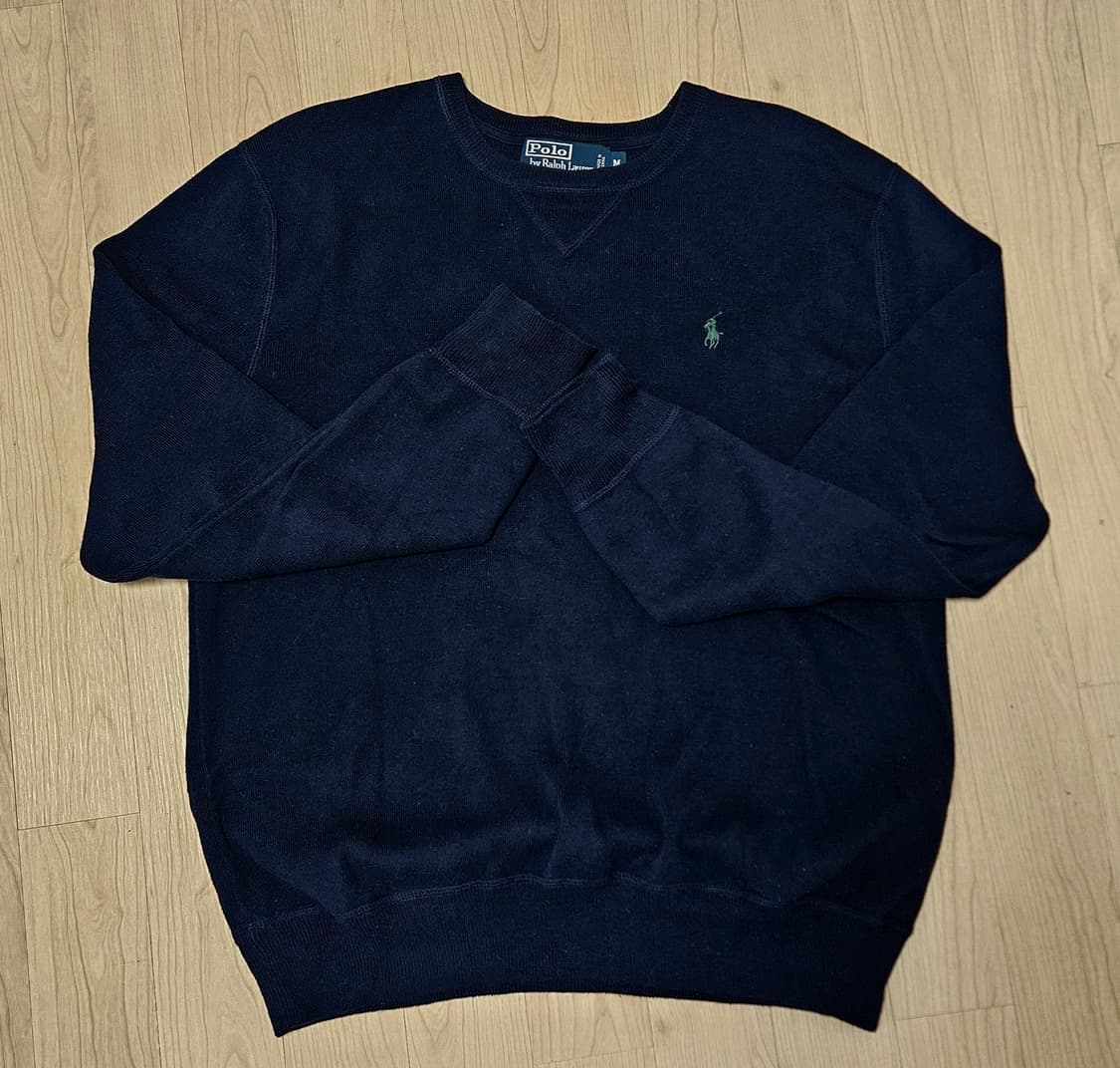 폴로 정품 네이비 니트 100% 코튼 면 M 사이즈 100 - 105 상품이미지2