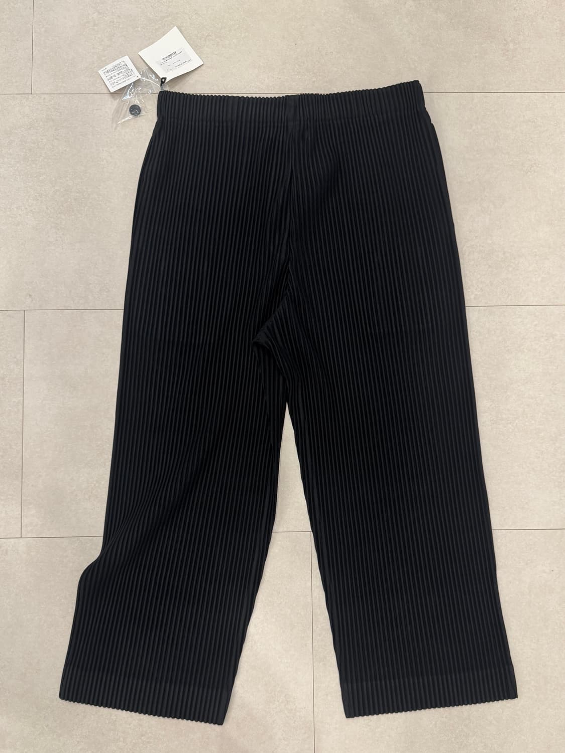 신상 옴므 플리세 먼슬리 팬츠 블랙 새상품 (택포함) size3 상품이미지1