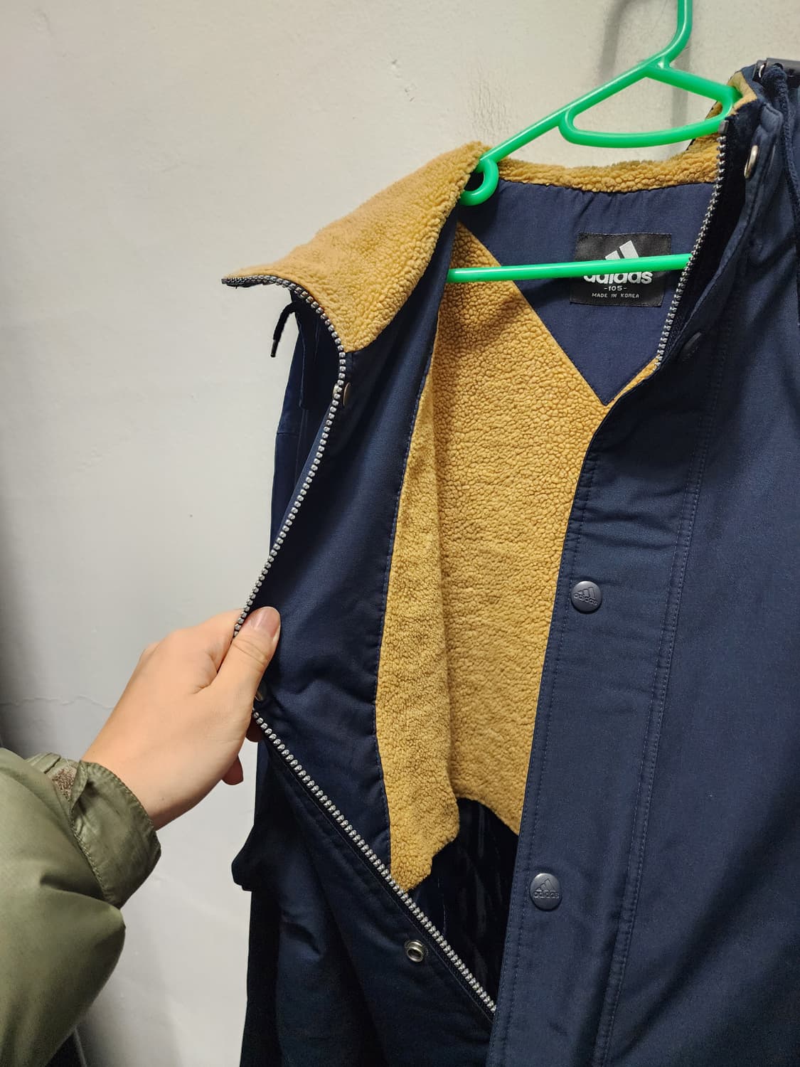 아디다스 빅로고 후드 롱돕바  상품이미지3