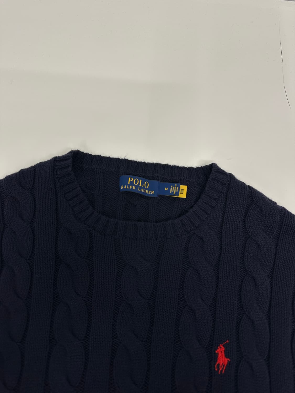 폴로 신형큐알 케이블니트 (m) 상품이미지3