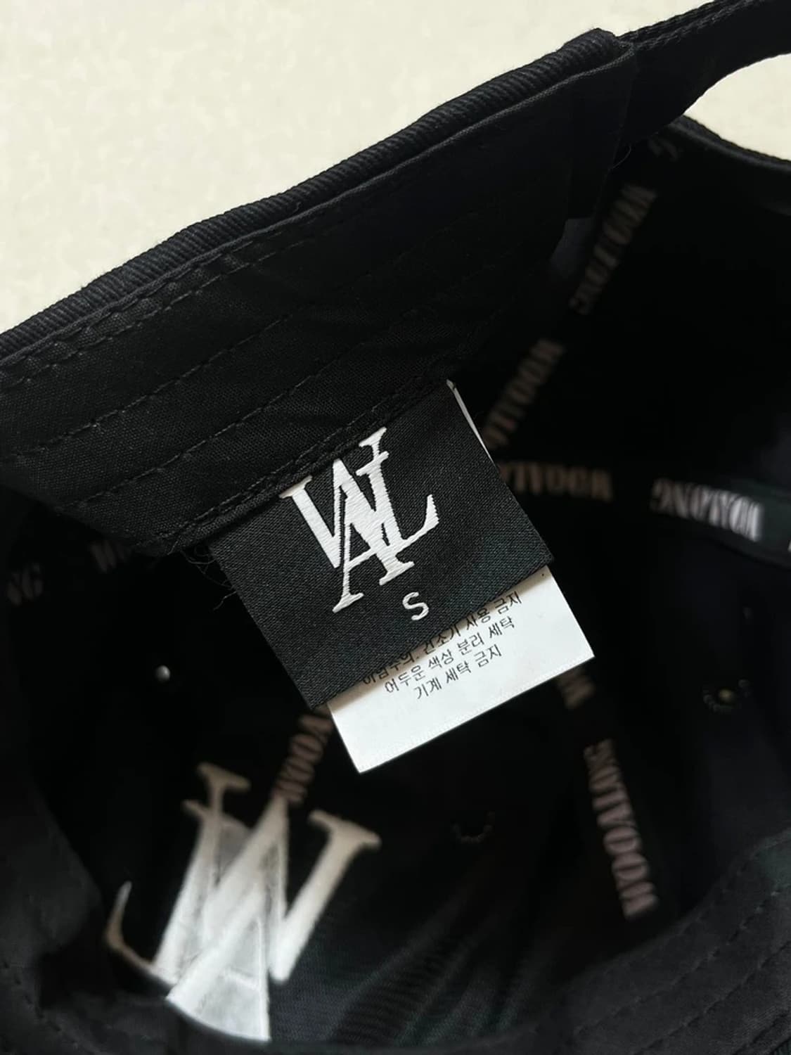 우알롱 시그니처 블랙 볼캡 Q1214 상품이미지6