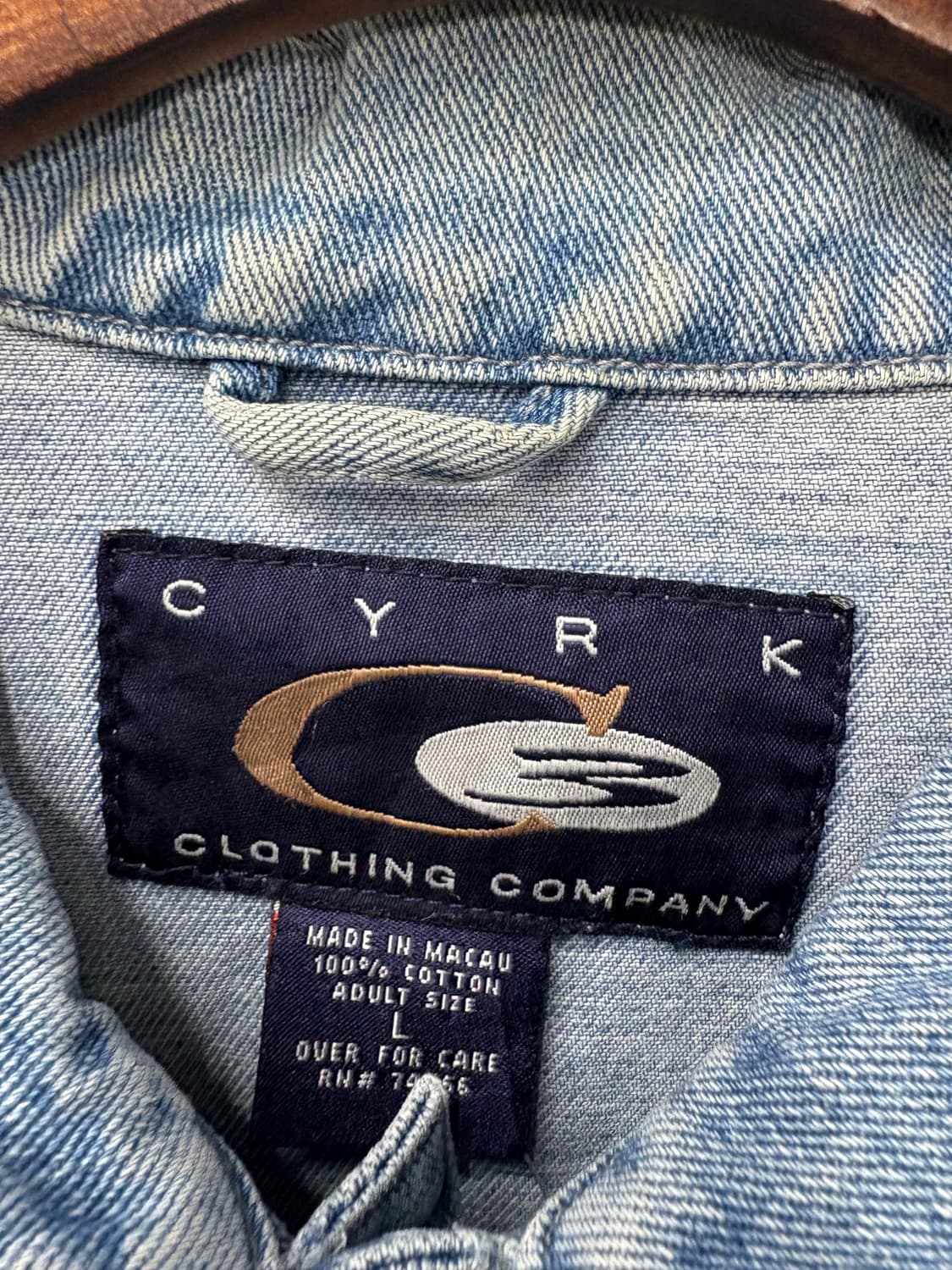 Cyrk 빈티지 패치 데님 재킷 A2061 상품이미지6