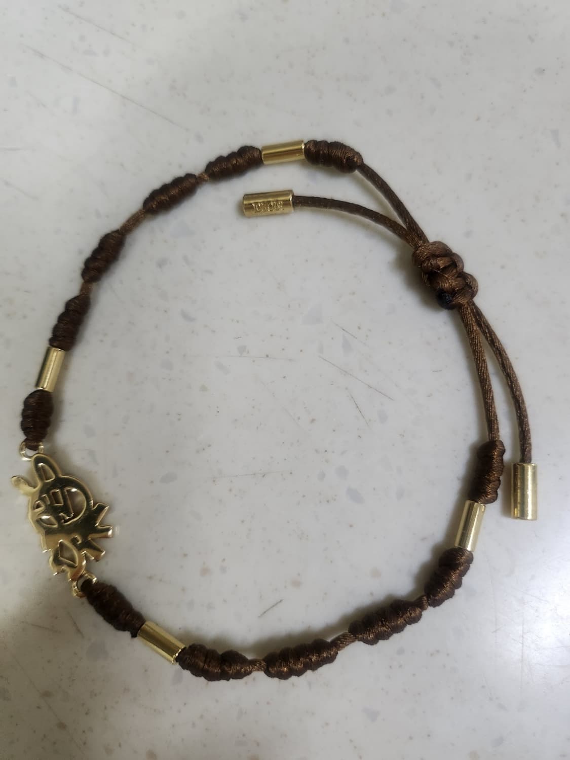 디올x캑터스잭 coffee brown bracelet 상품이미지4