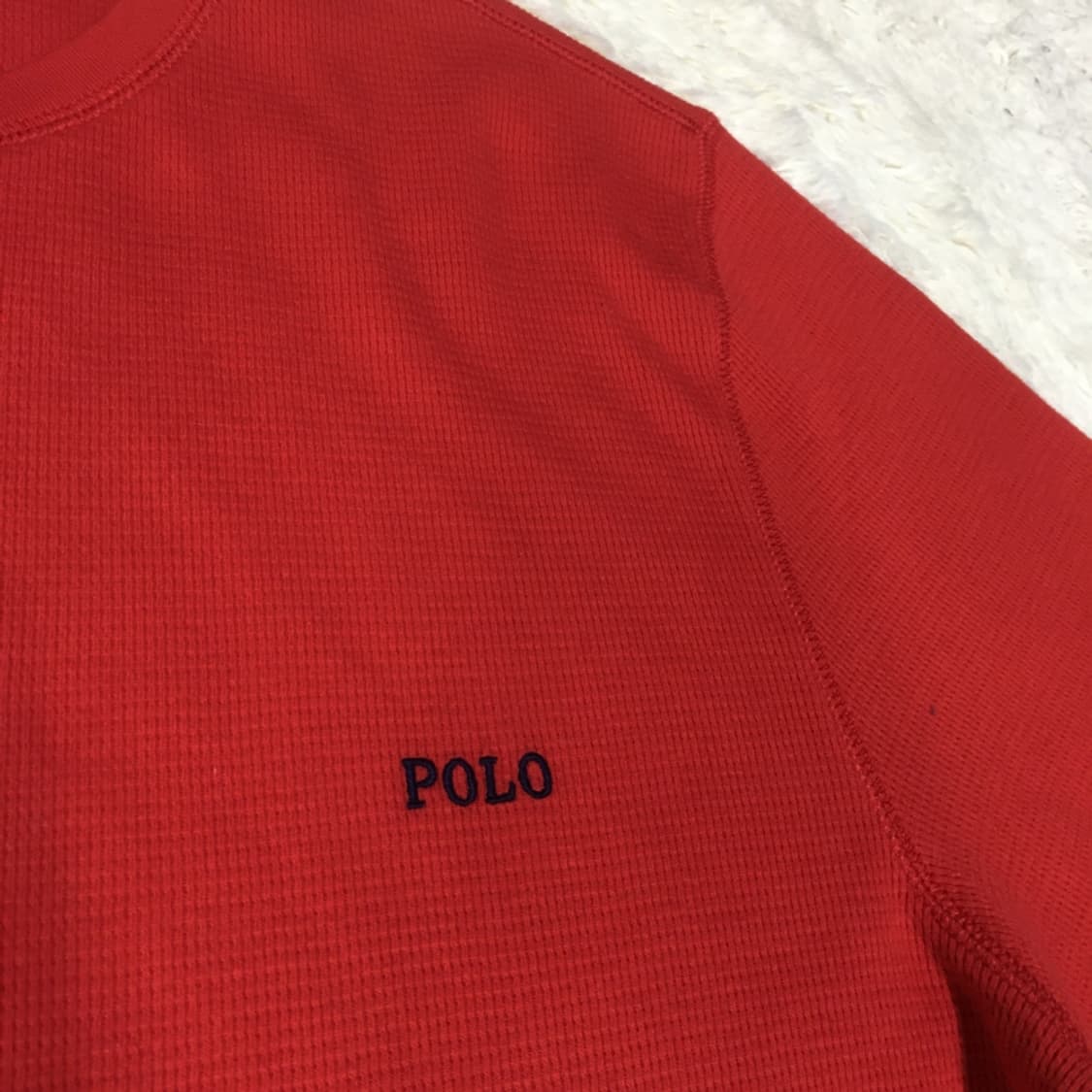 폴로 스몰로고 와플 롱슬리브 DD05 상품이미지3