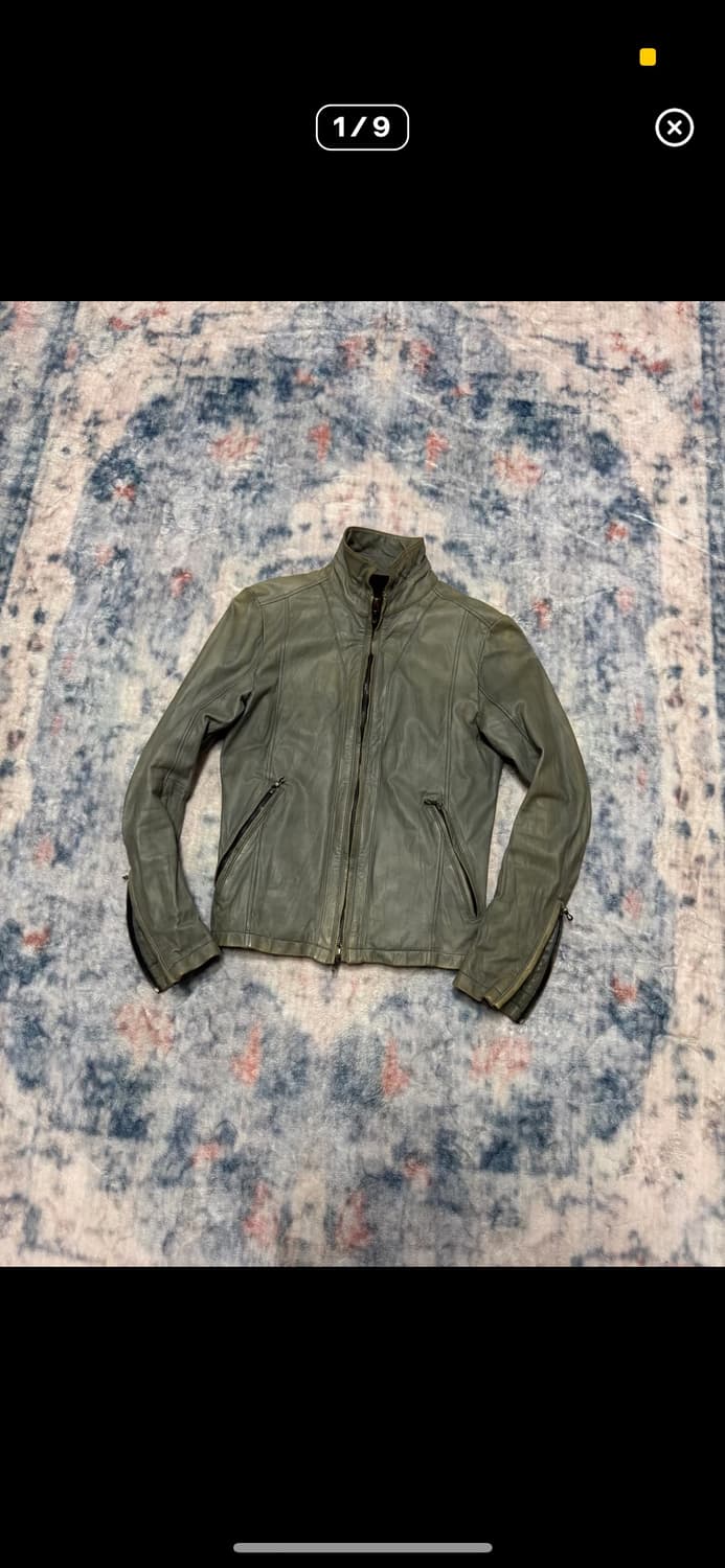 shellac cow leather jacket 상품이미지6
