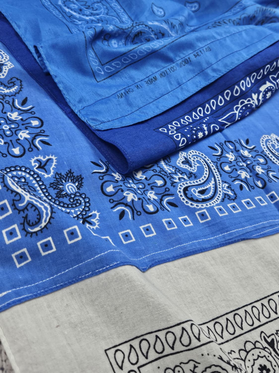 반다나 리워크 커스텀 스카프 머플러 / 10433 상품이미지4