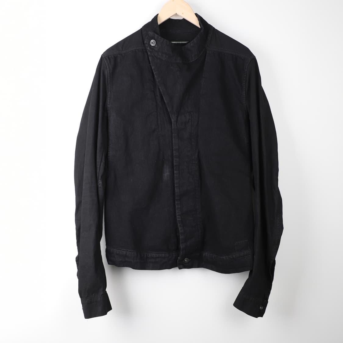 L / Rick Owens 릭오웬스 몰리노 데님 사선 집업 자켓 상품이미지1