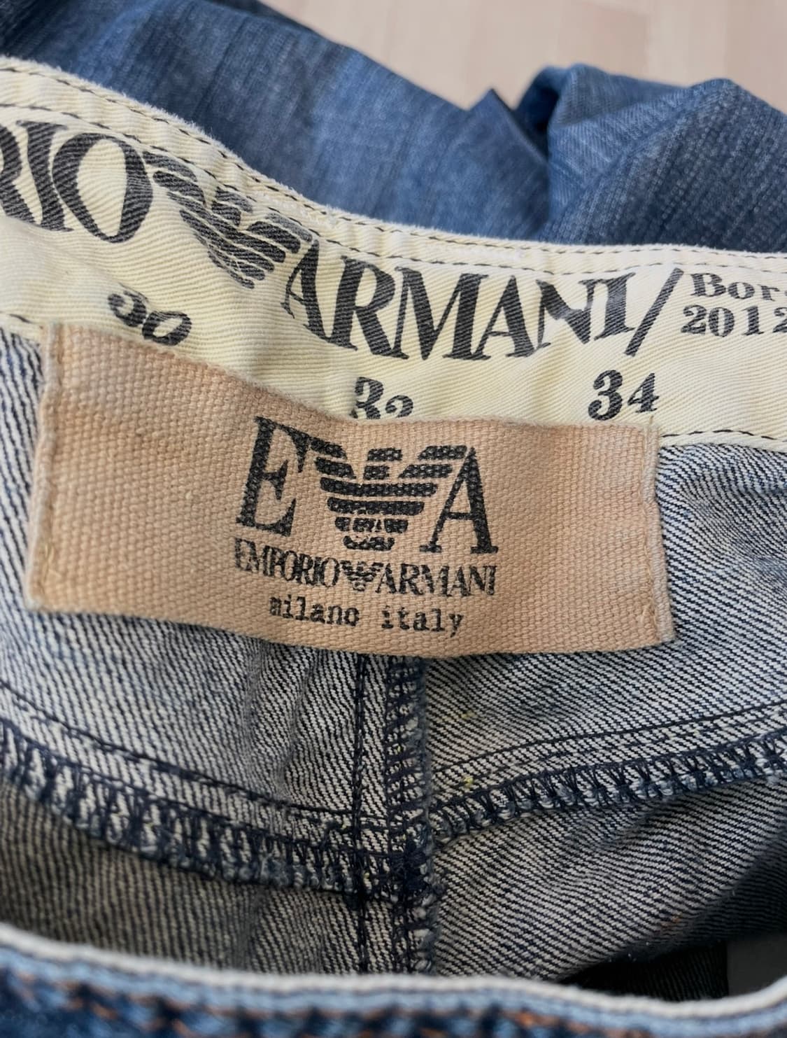 (28) 엠포리오 아르마니 디스트로이드 중청 데님팬츠 상품이미지8