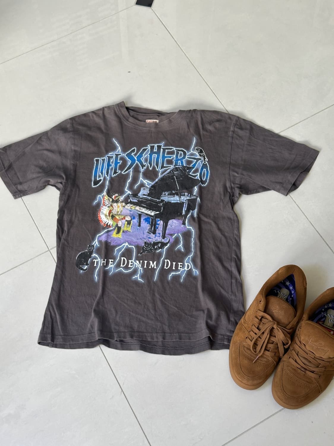 Lightning Piano T-shirt 상품이미지1