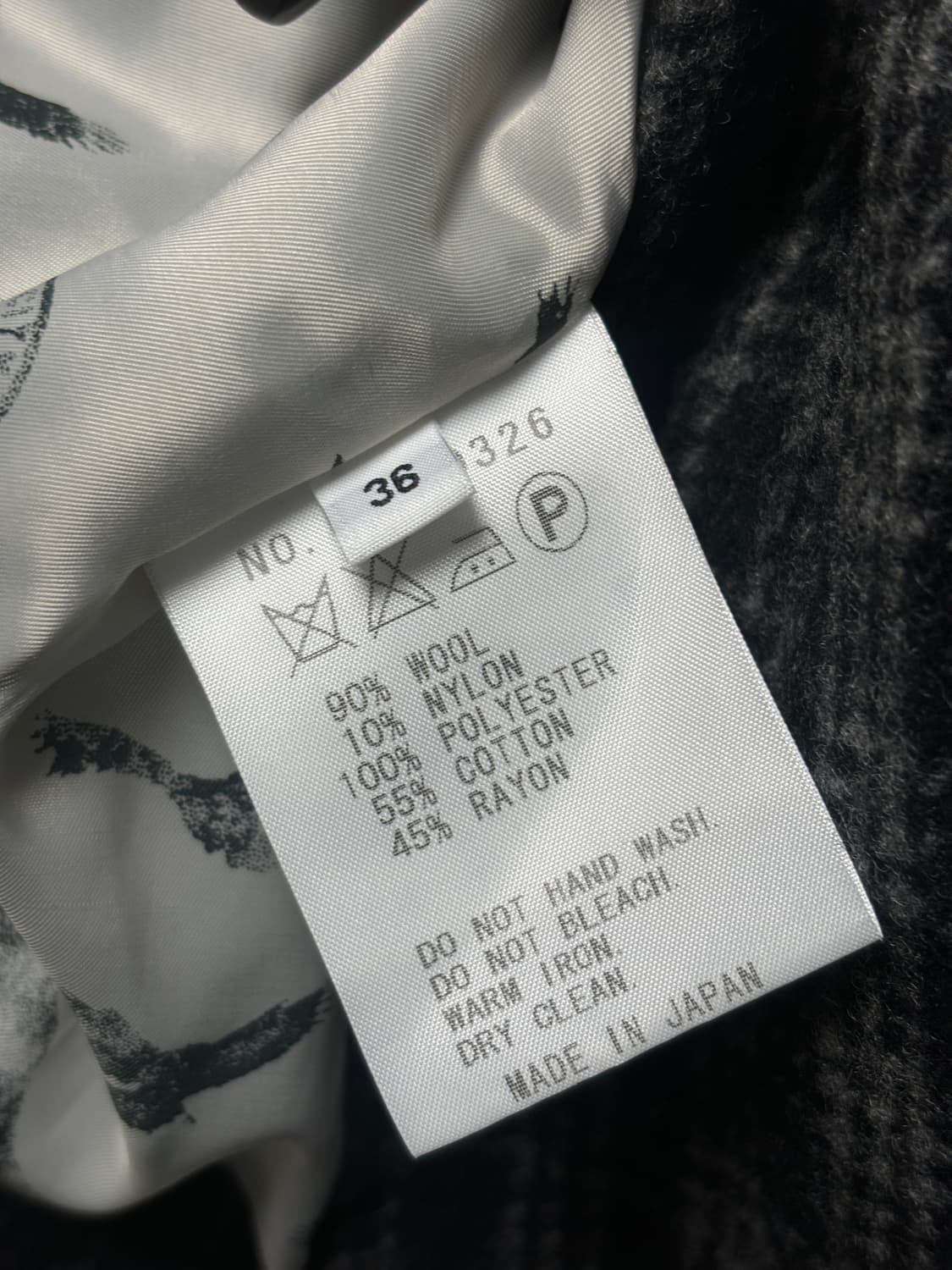 Factotum 체크 더플 코트 상품이미지7