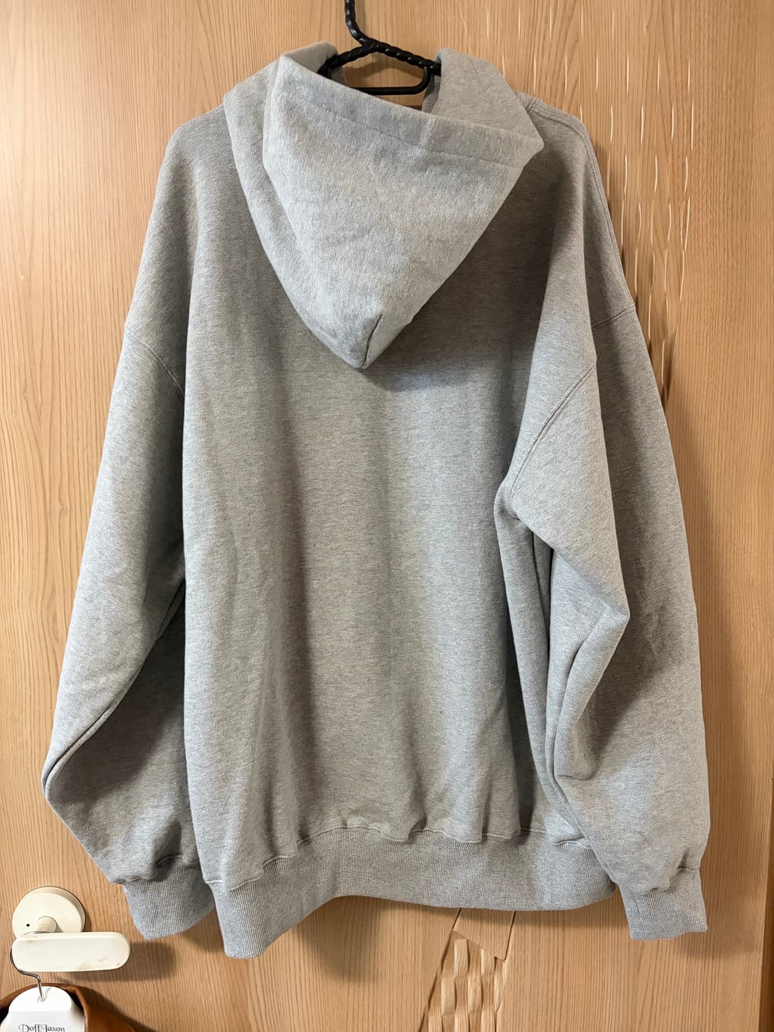 맵시크 어센틱 로고 후디 M 그레이 공용가능 무신사 상품이미지4