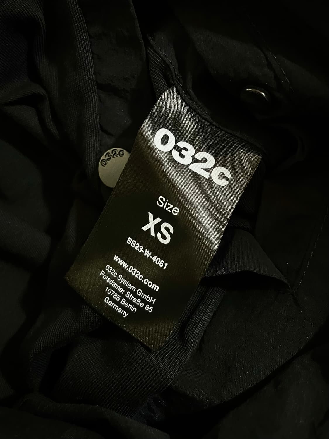 [032c] 032c 로고 패치 하이넥 트랙 자켓 상품이미지6