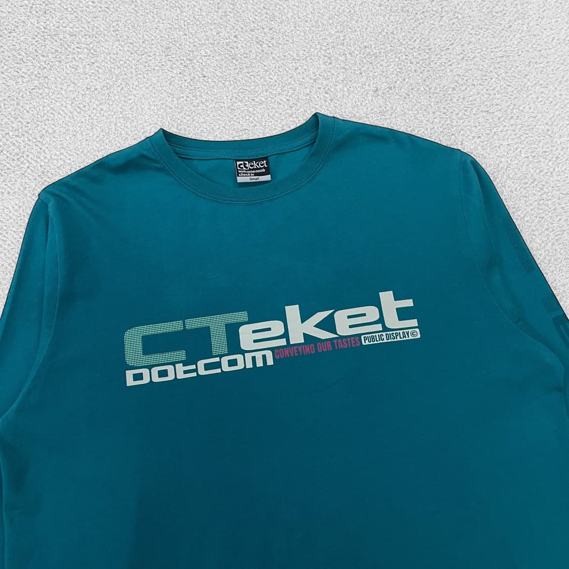 테켓 Teket Plan L/S 롱슬리브 블루 그린 상품이미지2