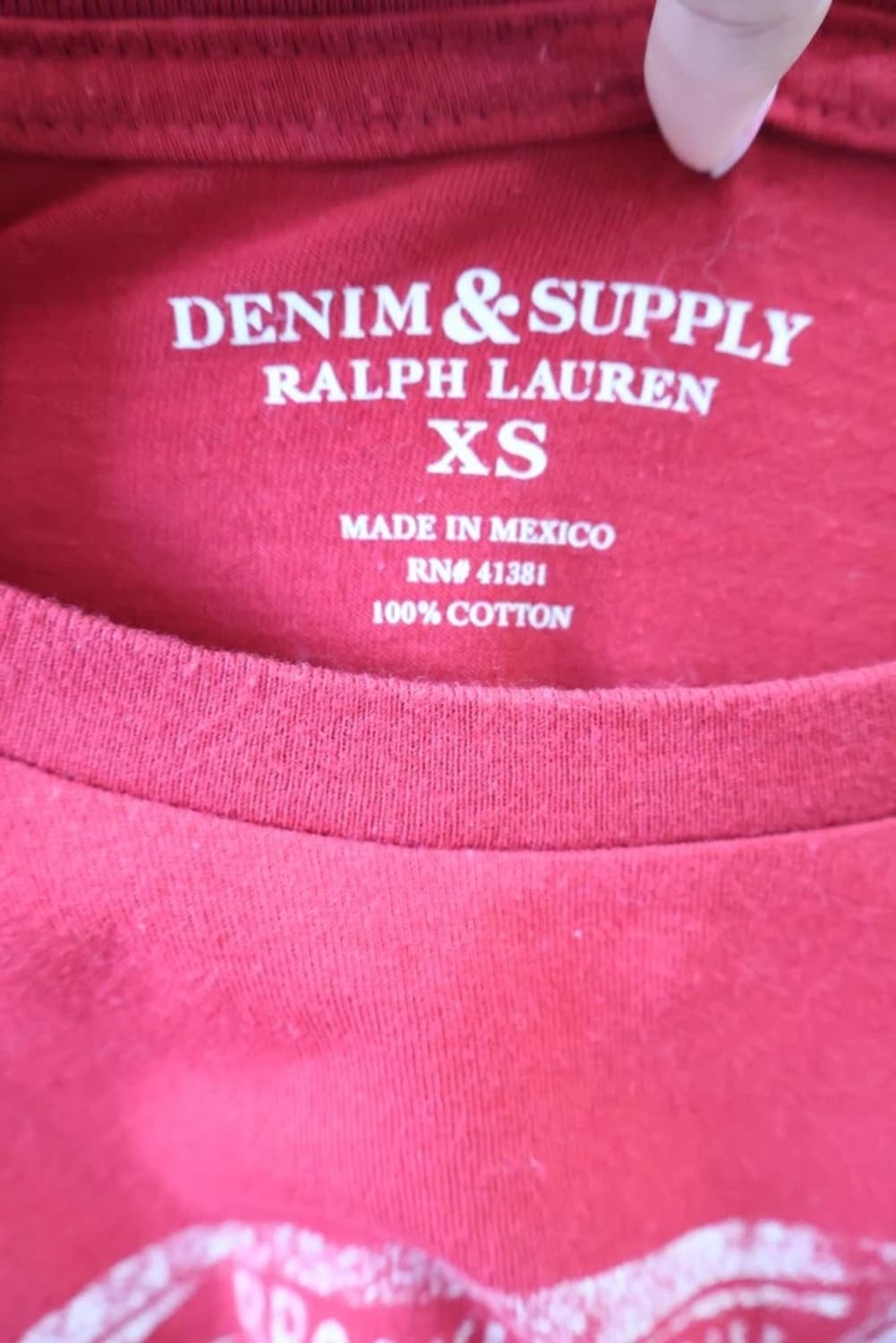Denim & Supply RL Graphic Tee Red 상품이미지5