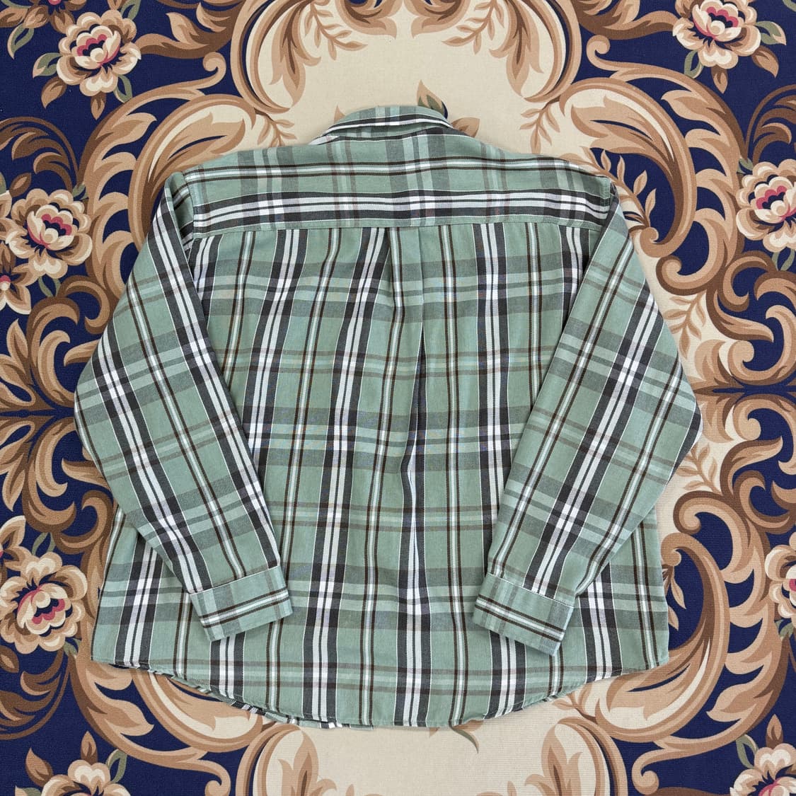 (L)필루미네이트 FILLUMINATE 체크셔츠(그린) 상품이미지4