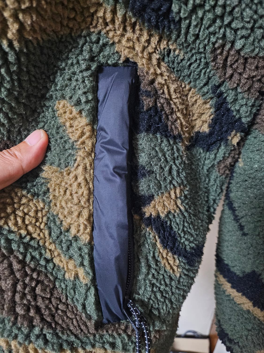 칼하트 카모 쉐르파 집업L(105) 상품이미지10