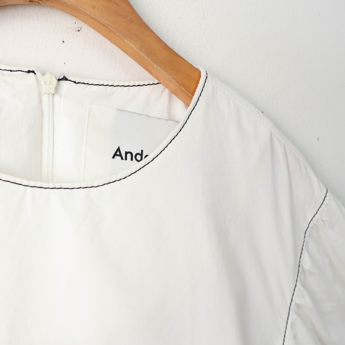 슬림66/앤더슨벨 INNA 벨티드 퍼프 블라우스 상품이미지4