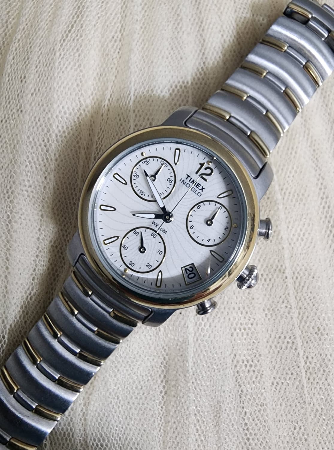 빈티지 00's 타이맥스 (Timex) 인디글로 크로노그래프 공용 상품이미지4